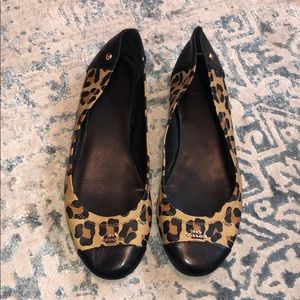 Coach Chelsea Leopard Flats 9.5